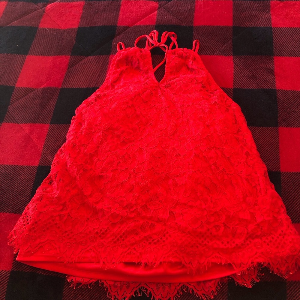 Lace tank top
